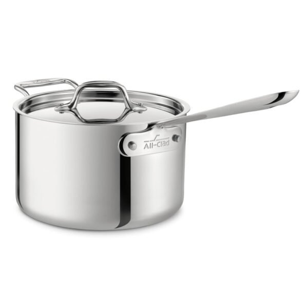 D3 3-Ply Stainless Steel Sauce Pan  For Restaurant or Home Kitchen