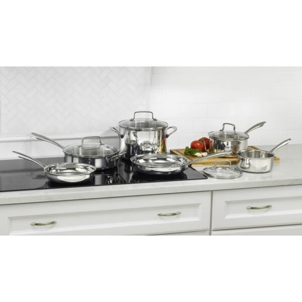 Classic Pots & Pans Set, 10 pcs Cookware Set - Image 8