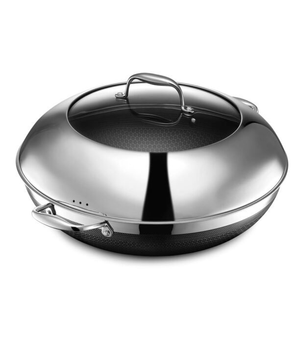 Hybrid Nonstick 14-Inch Wok Compatible with All Cooktops