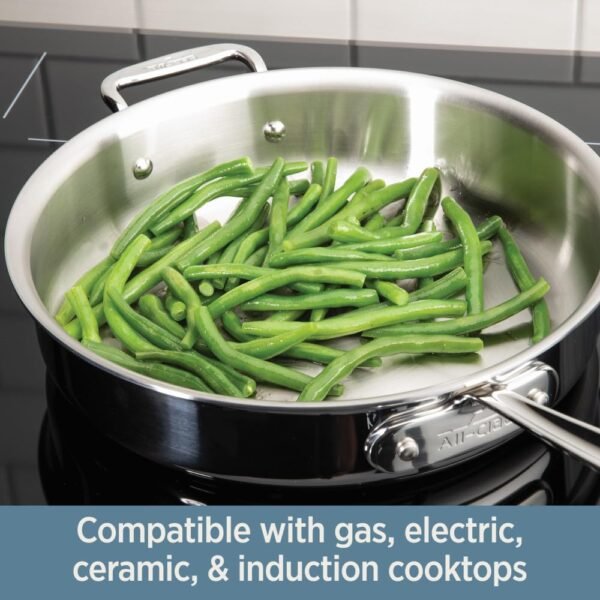 D3 3-Ply Stainless Steel Sauce Pan  For Restaurant or Home Kitchen - Image 6