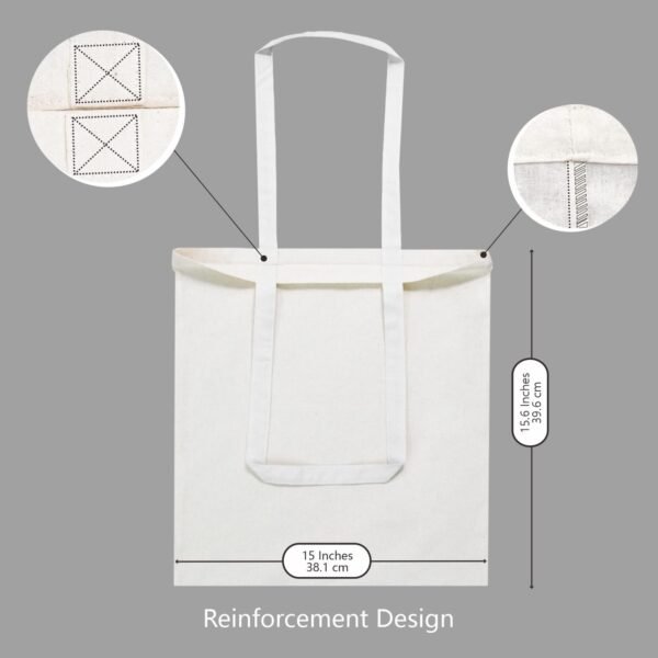 192-Pack Economical Cotton Tote Bag, Lightweight - Image 4