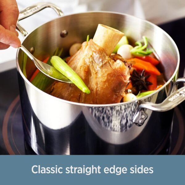 D3 3-Ply Stainless Steel Sauce Pan  For Restaurant or Home Kitchen - Image 5