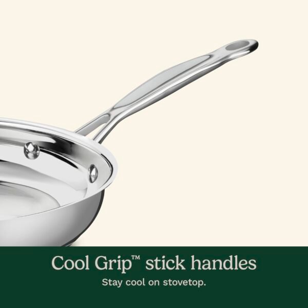 17-Piece Cookware Set, Chef's Classic Steel Collection 77-17N - Image 3