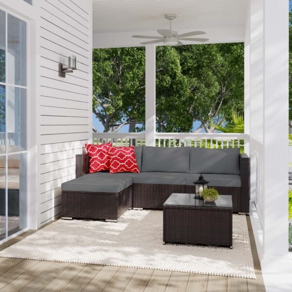 Outdoor Patio Furniture Sets All Weather Conversation Set - Image 3