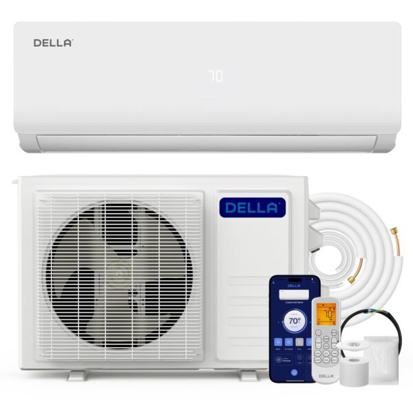 Versa Series 12000 BTU Mini Split Air Conditioner Work with Alexa