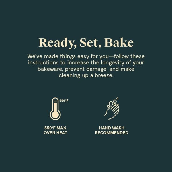 Nonstick Ceramic Bakeware Set (11 Pieces) - Image 4