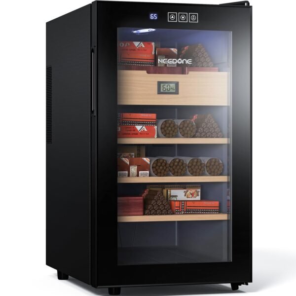 Cigar Humidor 48L with Heating and Cooling Temperature Control System