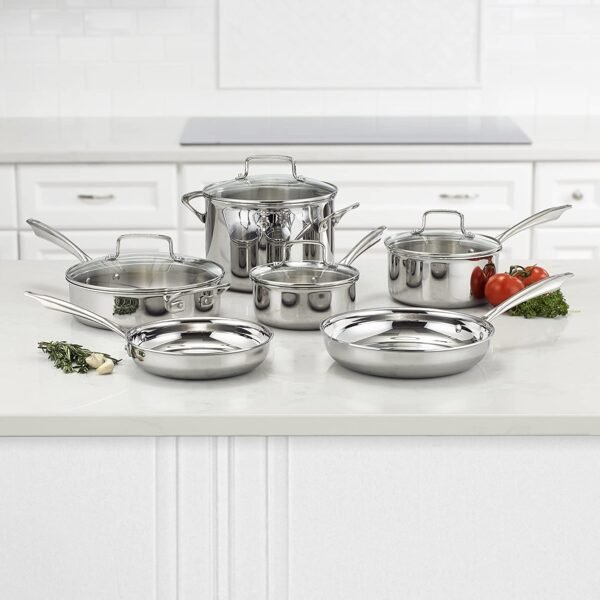 Classic Pots & Pans Set, 10 pcs Cookware Set - Image 10