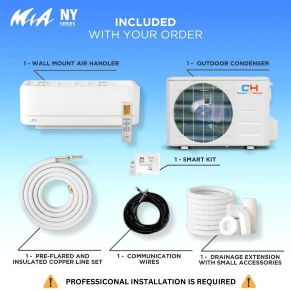 Mini Split Air Conditioner and Heater, 12,000 BTU, 115V, 20.8 SEER2 - Image 6