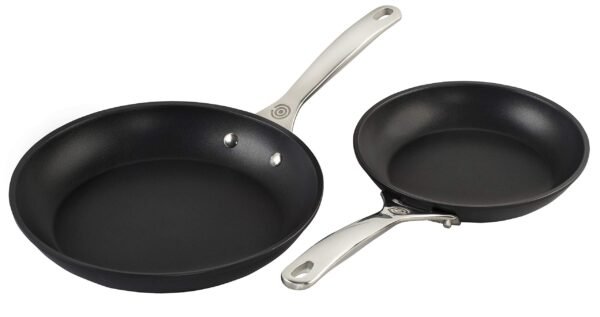 Toughened Nonstick PRO Cookware Set, 2 pc. (8" & 10" Fry Pan) , Gray