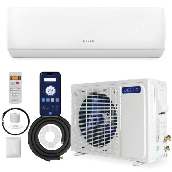 Motto Series 18000 BTU Wifi Enabled Mini Split 19 SEER2 Cools Up to 1000 Sq.Ft
