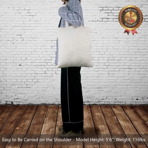 192-Pack Economical Cotton Tote Bag, Lightweight - Image 6