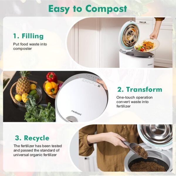 Moreborn by Neakasa 12L Larger Capacity Electric Kitchen Composter - Image 7