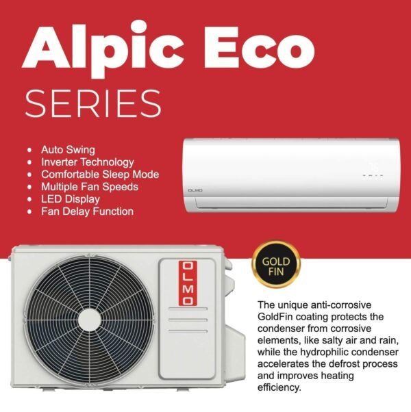 Alpic 24000 BTU Ductless Mini Split Air Conditioner Heating and Cooling Full Set - Image 6