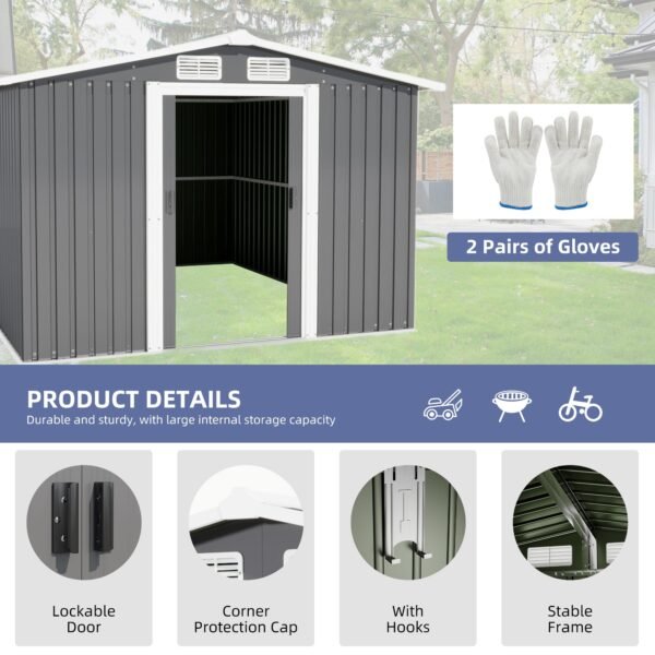 Sheds Outdoor 10FT x 8FT & Oversized Storage Clearance - Image 5