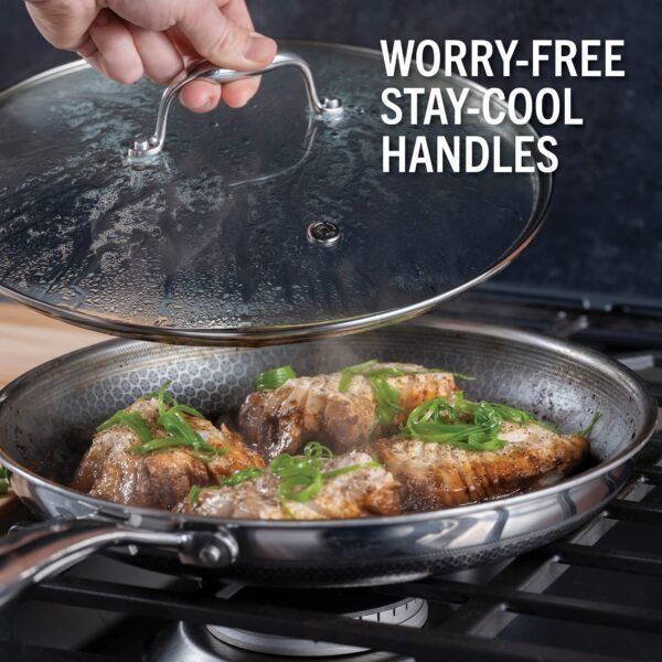 Hybrid Nonstick 12-Inch Fry Pan Compatible with All Cooktops - Image 2