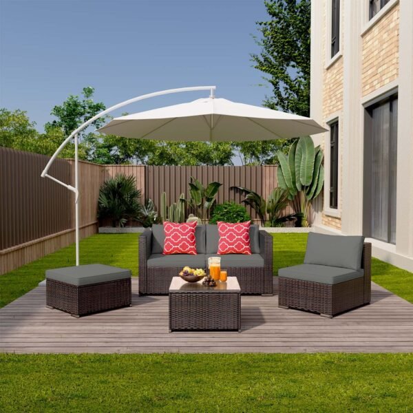 Outdoor Patio Furniture Sets All Weather Conversation Set - Image 4