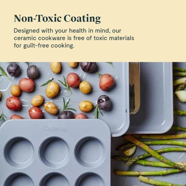 Nonstick Ceramic Bakeware Set (11 Pieces) - Image 2