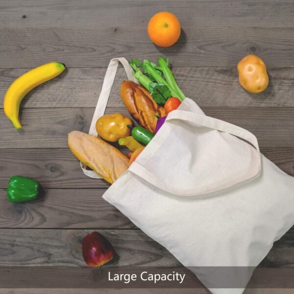 192-Pack Economical Cotton Tote Bag, Lightweight - Image 5
